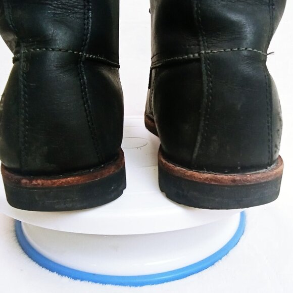 Timberland Premium Leather Waterproof Boot Black Men's Size 10.5 US - Picture 12 of 16